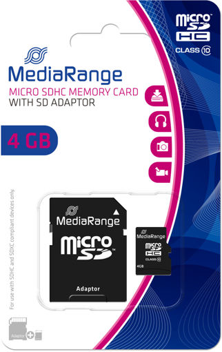 Picture of MICROSD   4GB + ADAPTER